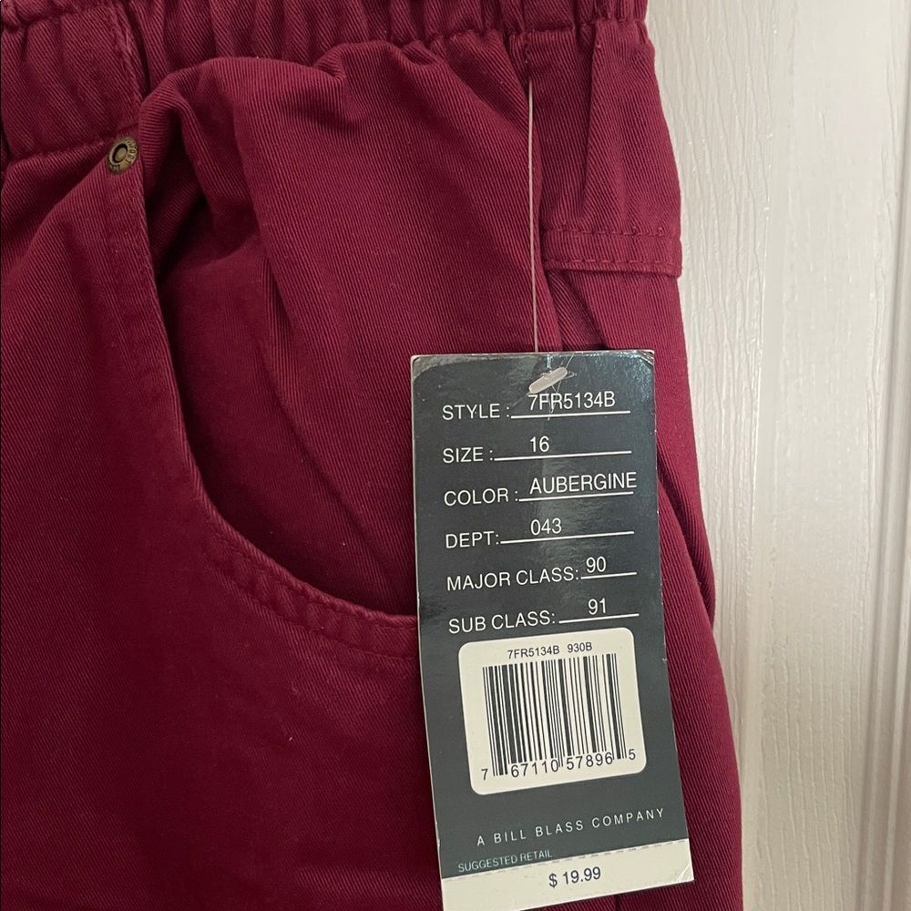 Womens Blassport Burgundy Pants - Picture 4 of 9